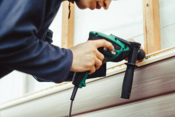 Storm Damage Siding Repair in Rice, TX